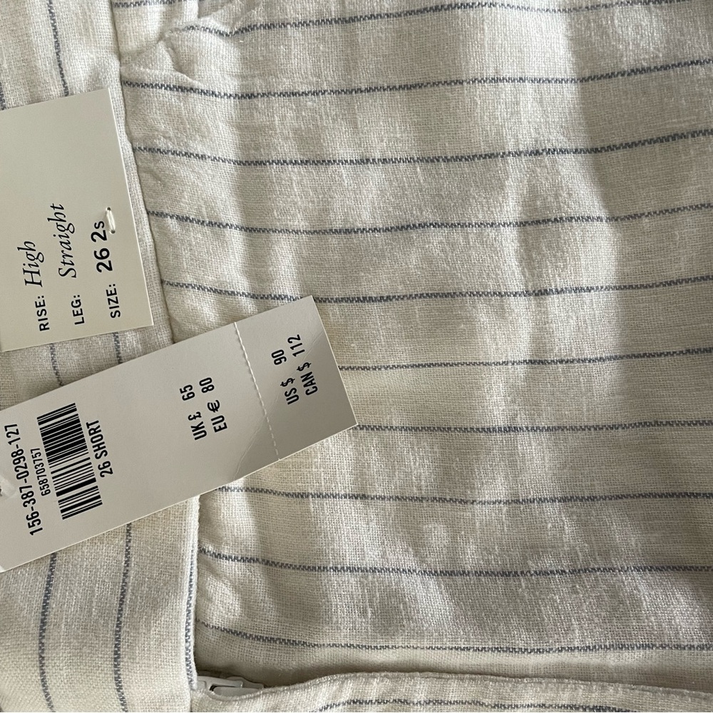 Striped Linen Pants